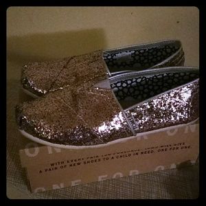 Bright multi Glitter Toms